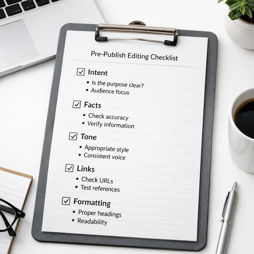 how to edit ai writing before publishing a blog post supporting image 1