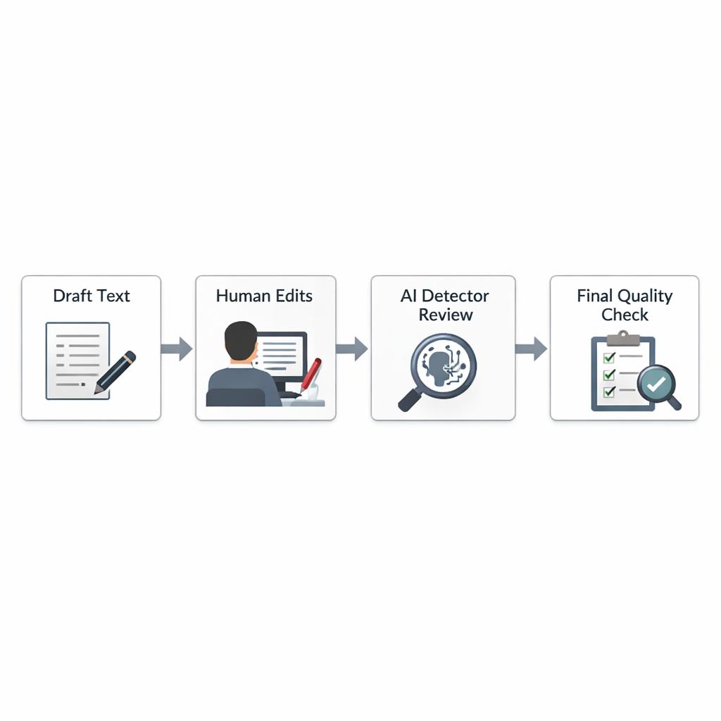 how does ai detection work after human editing supporting image 1