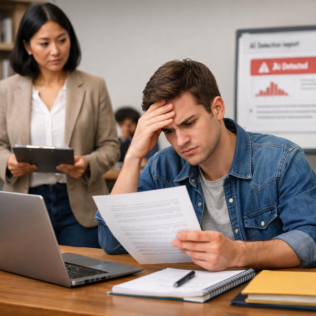how to respond to an ai detector false positive in college supporting image 3